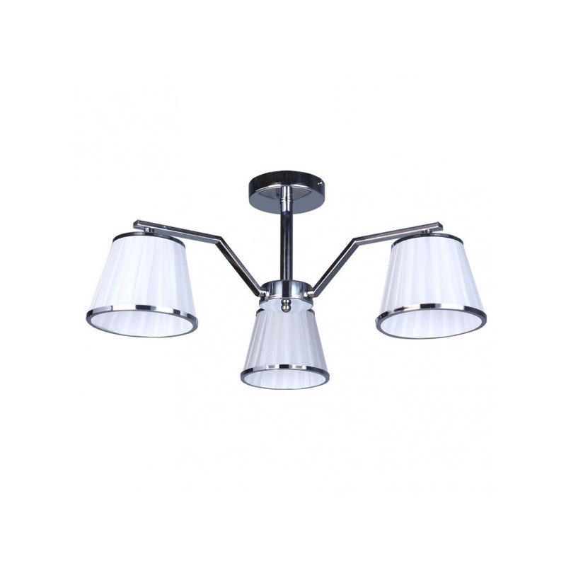 Lámpara Trebol cromo 3 x E14 Fabrilamp